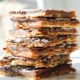 peanut butter crack bars stacked